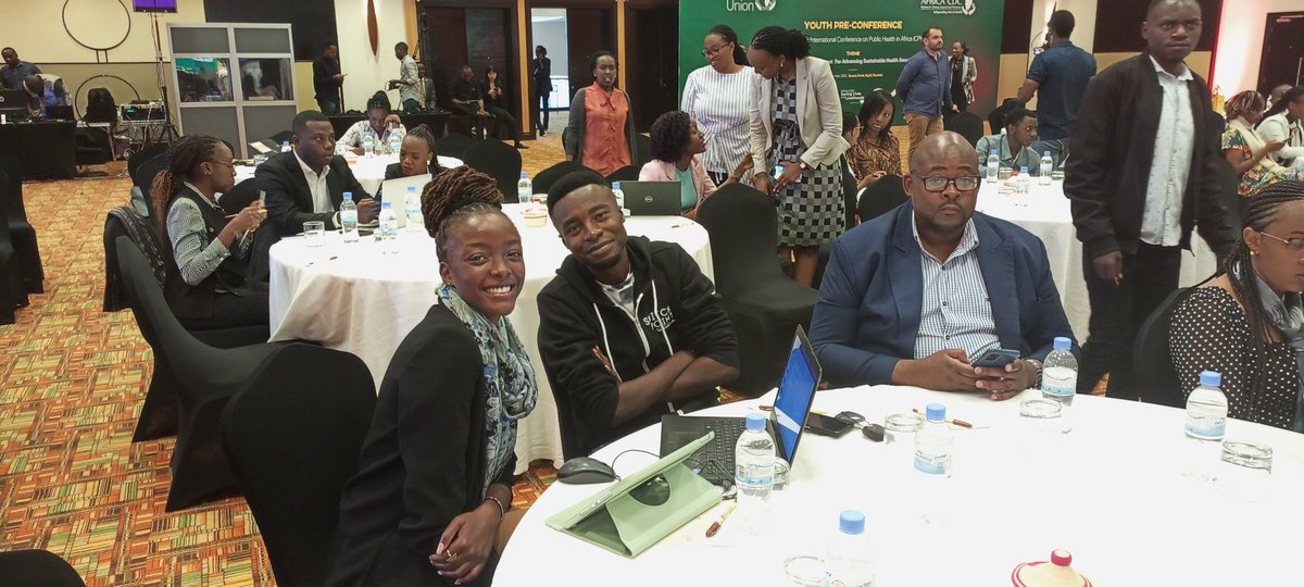 NnamdiJimmy's tweet photo. Happening now! Participants making their way into the hall at the @AfricaCDC Youth Pre-Conference on the margins of the int'l #CPHIA2022 onganised under the theme:Meaningful Youth Engagement For Advancing Sustainable Health security in Africa. @CPHIA_AfricaCDC
#YPC2022 #AUBingwa https://t.co/0tmKN1C5BF