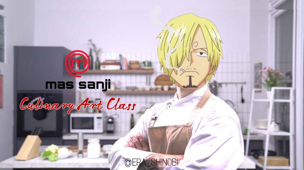 wanirekasa's tweet photo. ⠀ 
⠀ ⠀  KELAS  TATA  BOGA
⠀ ⠀  "Cooking with Sanji"
⠀ ⠀  #ES_TM 10/12/2022
⠀ https://t.co/jRqfiurm8F