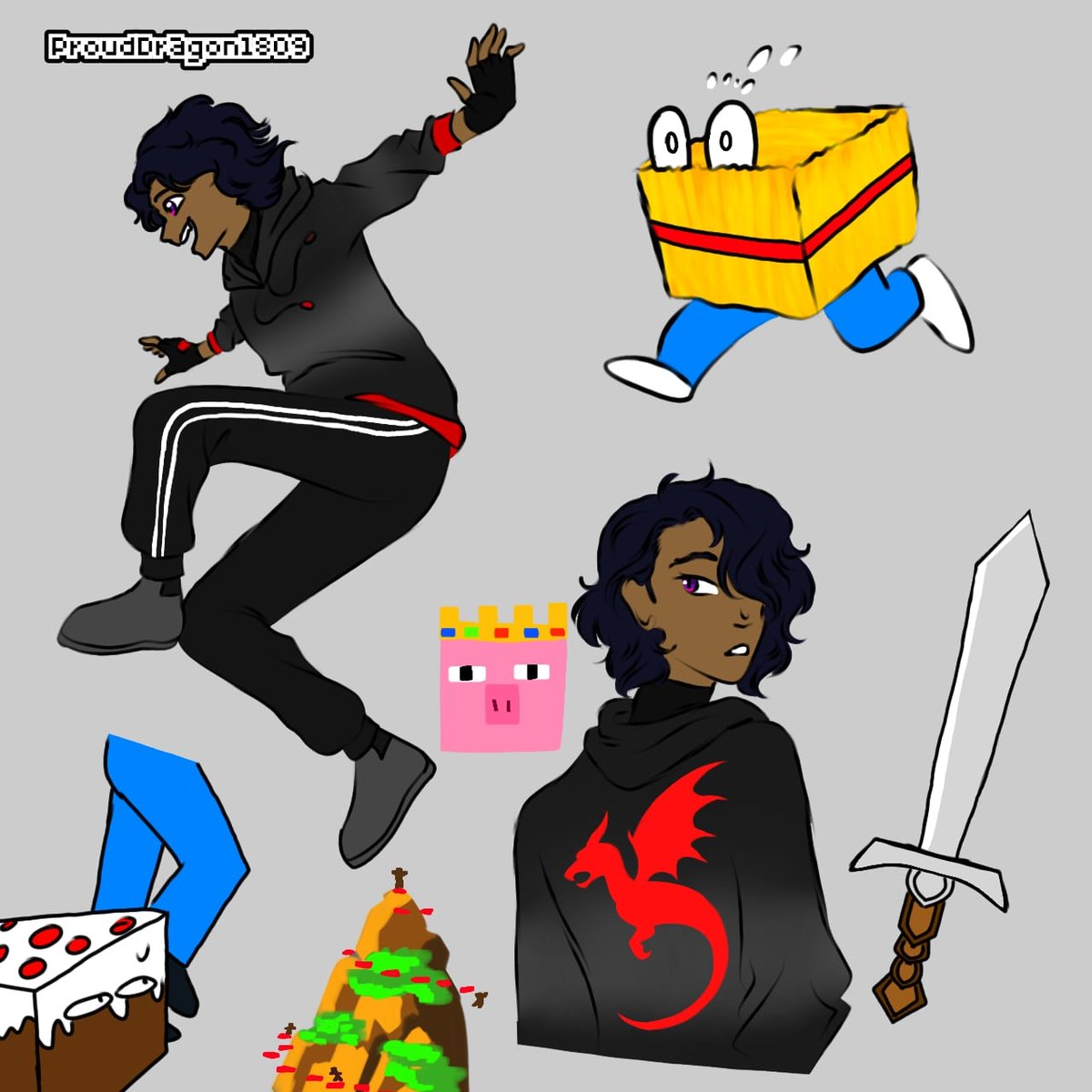 AnonymousKK5's tweet photo. Hola, was drawing my Minecraft avatar๐๐
#minecraftavatar #minecraftart https://t.co/5gEfDDcLMa