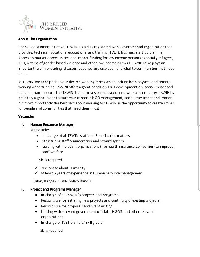 Adukegeorge's tweet photo. I have nothing to promote but @TSkilledwomen has some openings in Abuja and you can apply if you passionate about humanity, interested in projects that support vulnerable people particularly women and have empathy. 
https://t.co/L4Dhrqxk9n
PS: I know nothing about the process😁 https://t.co/daNx91PdcY