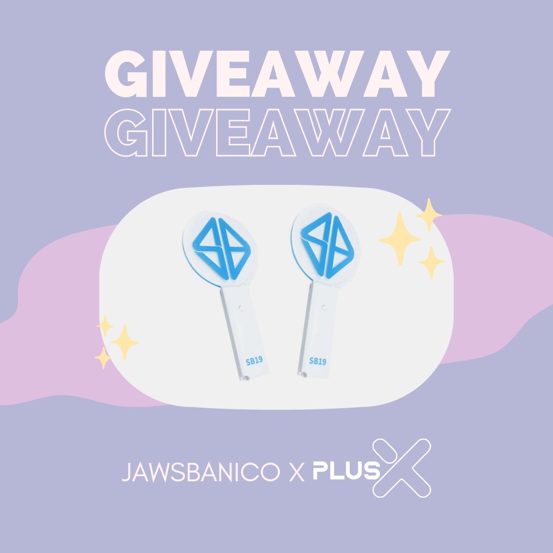 jawsbanico's tweet photo. 2 #SB19 V2+ Lightsticks will be given to 2 lucky Kaps! Follow the mechanics from this original post to learn how you can win one! π @PLUSXPH #plusxph #Giveaway
https://t.co/6ErAfZHpO3 https://t.co/rrmVAFYwut