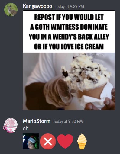 MeowioStorm5's tweet photo. Mario is going to sleep so 🤫, it’s tweet time. (Pst, he doesn’t like ice cream) https://t.co/omxqaHRLUl