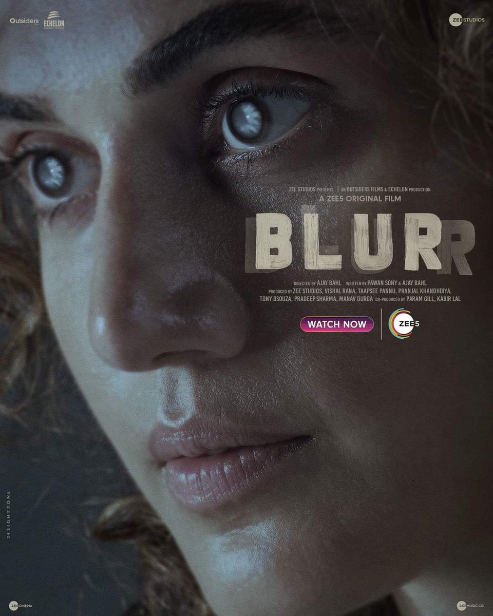 Unseen things are about to unfold! Are you ready? Watch #BlurrOnZEE5 now

#Blurr #ZEE5

@taapsee @gulshandevaiah #AjayBahl #PawanSony @manish_kalra_ @ZeeStudios_ #OutsidersFilms @echelonmumbai @itsvishal_rana @pranjalnk @ZEE5Global