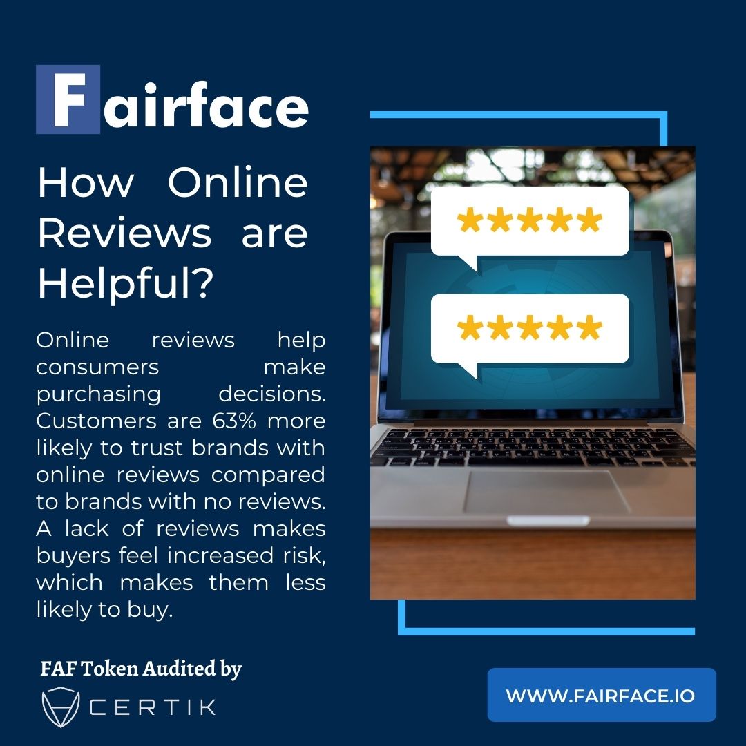 FAFToken's tweet photo. How Reviews Are Helpful?

Join Us:
https://t.co/burZHu3IKf

#reviews #review #businessreview #b2c #customerreview #fairfacereview #feedback #faf #fairface #faftoken #defi #definetwork #reviewplatform https://t.co/Au3HiqRh2V