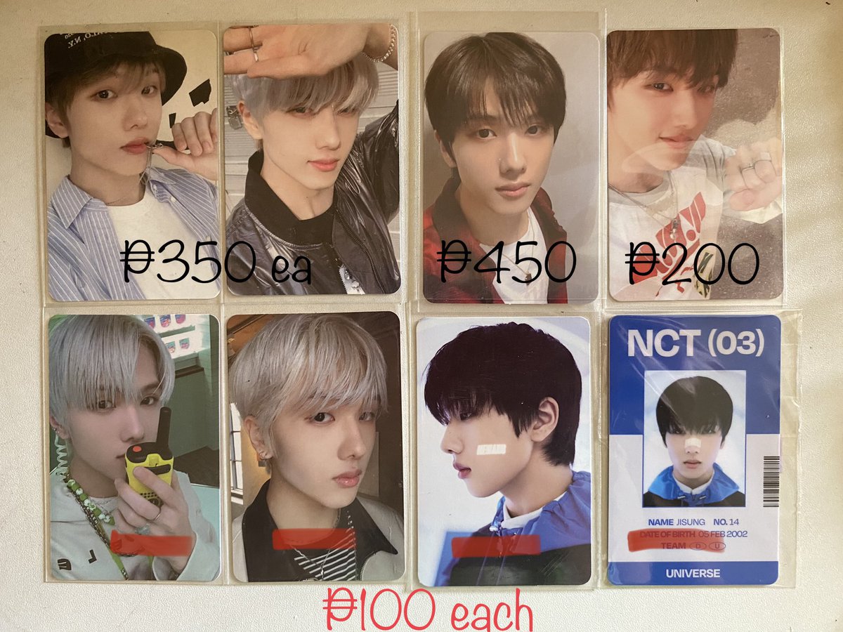 kscarrt's tweet photo. wts lfb ph! 

NCT JISUNG SET - ₱1300, last price ₱1200 

- if tingi, pbd on pic
- prio payo, 2days res
- all pcs mint condi

dm / reply to claim💌
#nct #jisung #nct #wts #lfb https://t.co/bVE5z3M1QT