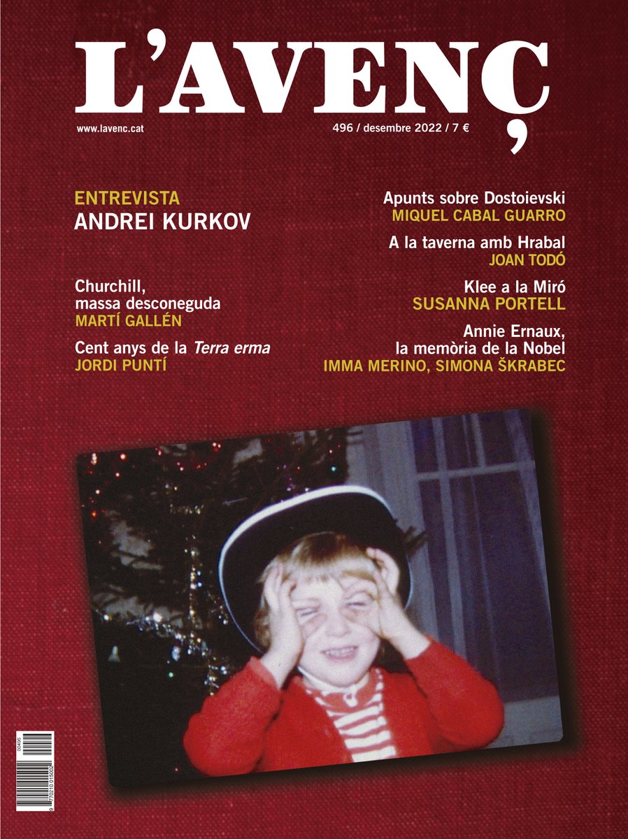 L'AVENÇ (@l_avenc) on Twitter photo 💥 TEMA DE COBERTA
L'escriptora francesa Annie Ernaux acaba d rebre el Premi Nobel de Literatura. Per acostar-vos a la seva escriptura i el seu cinema, llegiu els articles d <a href="/SSkrabec/">Simona Škrabec</a> i Imma Merino a L'AVENÇ de desembre <a href="/angleeditorial/">Angle Editorial</a> <a href="/llegirencatala/">Llegir en Català</a>
➡️ bit.ly/3VU8Lfr 💥 TEMA DE COBERTA
L'escriptora francesa Annie Ernaux acaba d rebre el Premi Nobel de Literatura. Per acostar-vos a la seva escriptura i el seu cinema, llegiu els articles d <a href="/SSkrabec/">Simona Škrabec</a> i Imma Merino a L'AVENÇ de desembre <a href="/angleeditorial/">Angle Editorial</a> <a href="/llegirencatala/">Llegir en Català</a>
➡️ bit.ly/3VU8Lfr