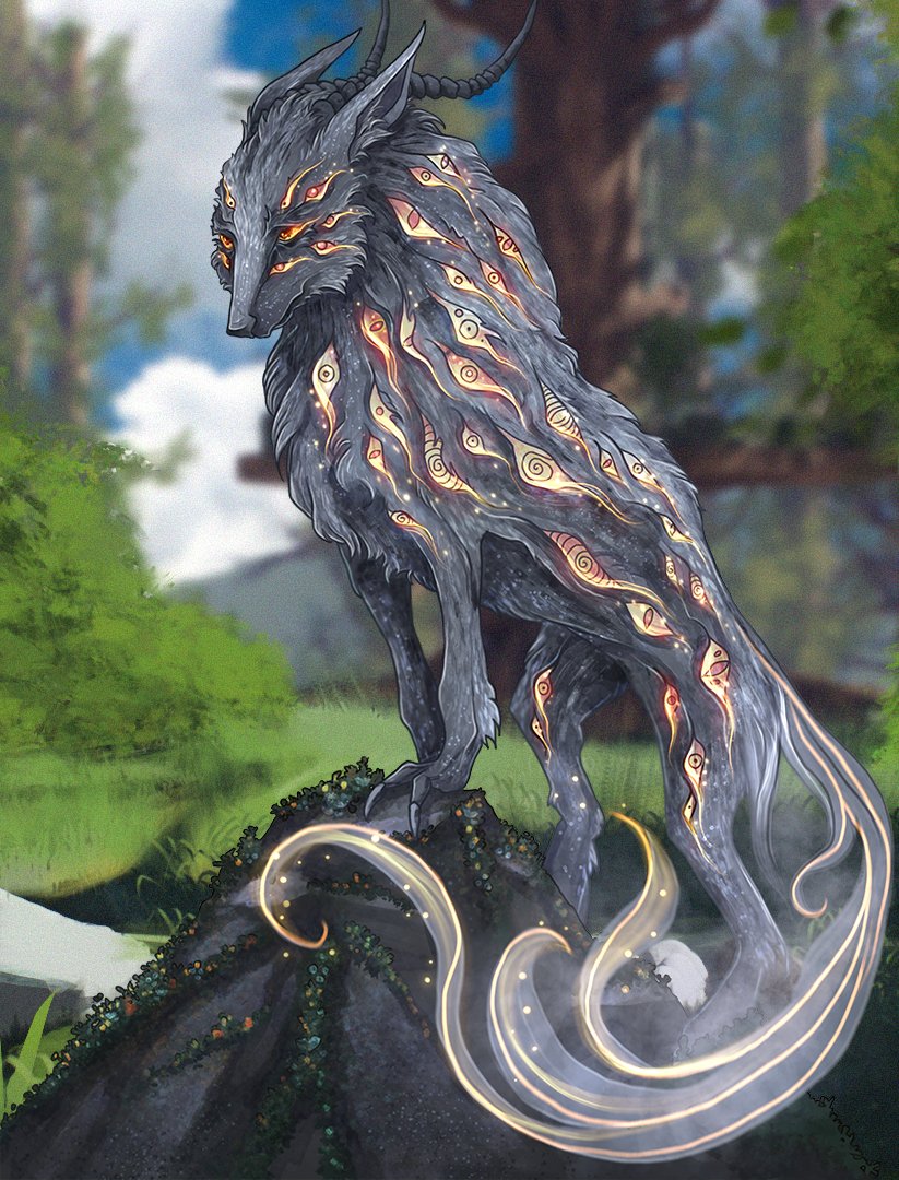 Revealing another character from the world of Iyre: The Thousand-Eyed Beast. 🐺👁️✴️

Barbak, however, prefers the term "Wolf Mom". 

#screenshotsaturday #DnDcharacter #IndieGameDev #Kickstarter #videogames #visualnovel