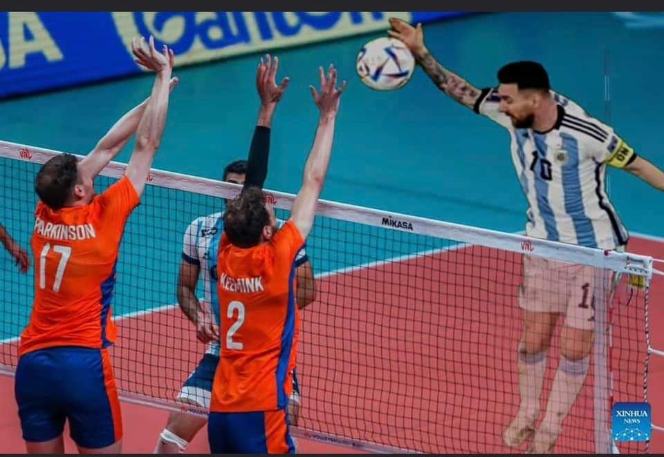 You just can't win from the hand of Argentina 😂 #Messi𓃵