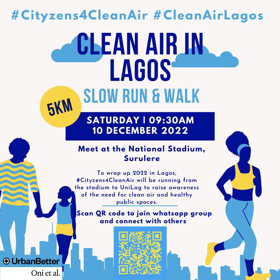 #CleanAirLagos,#Cityzens4CleanAir. @UrbanBetter ,@AirQoProject .
#CleanAirForAllAfricanCities