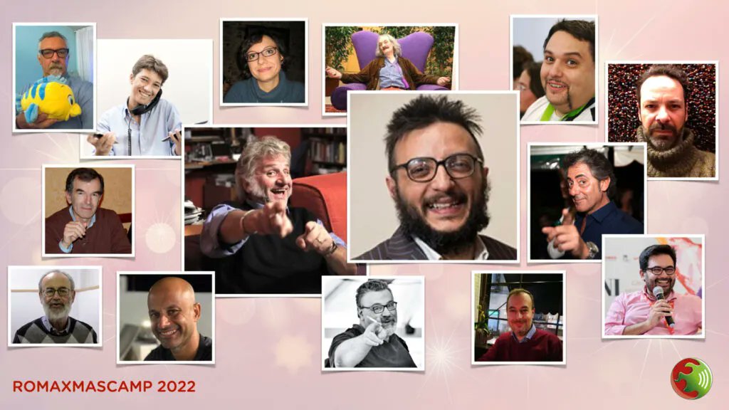 RomaXmascamp's tweet photo. Anche questa edizione del #RomaXmasCamp è dedicata a loro, ai blogger della prima era della blogosfera italiana che non ci sono più.
Come sempre li ricordiamo con affetto.
https://t.co/6gso0wddm2 

#RMXC22 #BinarioF #MemorieDigitali #Web20 #Metaverso https://t.co/YCvJT17sSZ