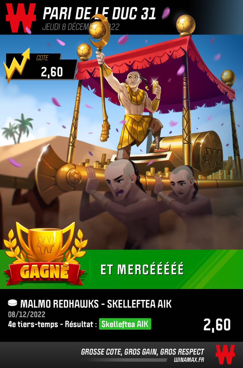 LeducPronos's tweet image. 🎉 JACKPOT !

✅ 24 Bets en live avant hier

⚠️ 100% Gratuit ! Rejoignez nous sur Telegram
#TeamParieurs #TeamParieur