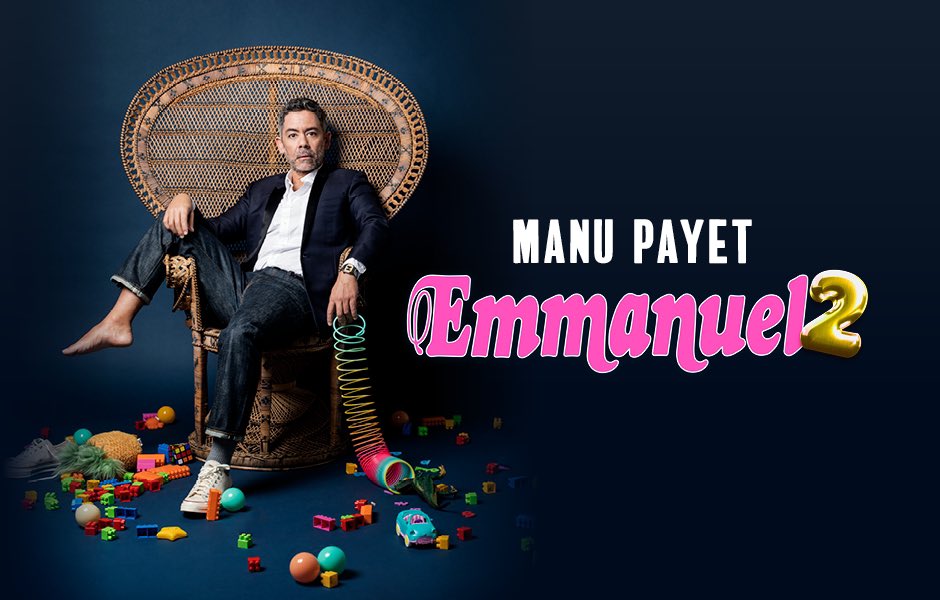 Manu PAYET - One man show
CHERBOURG EN COTENTIN
Acteur, chroniqueur et animateur de radio !
Manu Payet à Cherbourg  le 21/04/2023 à l’AGORA ! 
Retour sur scène en 2023 avec VOS PROJETS SUR SCÈNE ! <a href="/ArriveBenoit/">Arrivé Benoît</a> <a href="/sebastienfagnen/">Sébastien Fagnen</a> <a href="/HEBERTDOMINIQUE/">HEBERT DOMINIQUE</a> <a href="/OdileVer0n/">Odile LEFAIX-VÉR0N</a> <a href="/BertrandLefranc/">Lefranc Bertrand</a>