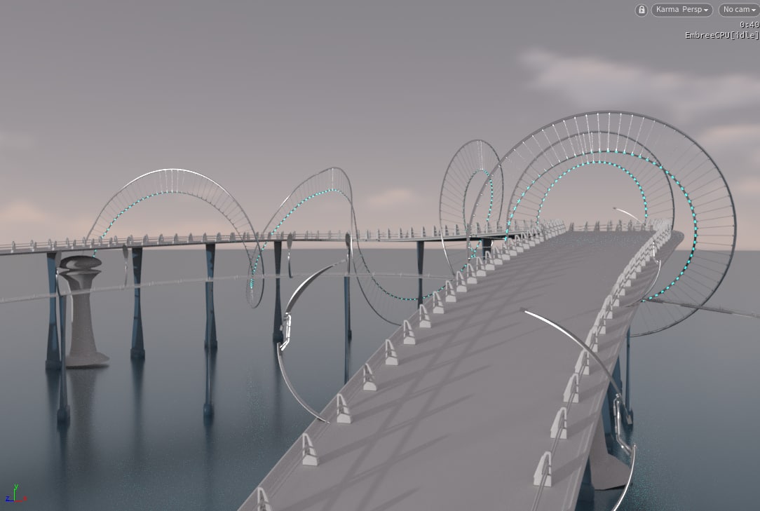 Building a bridge between artificial islands on Mars😃

#gamedev #NFT #Metaverse