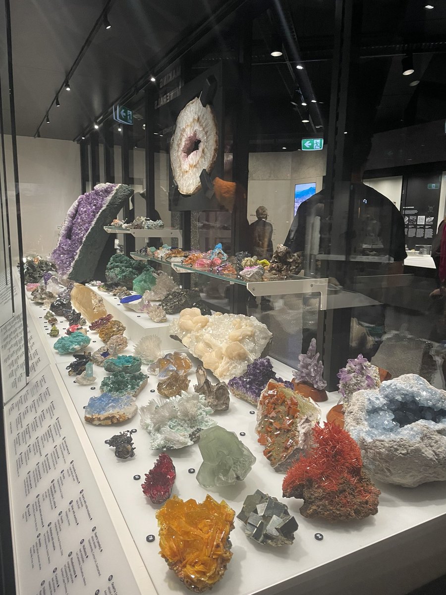 Last night I got to see my first object labels in a museum exhibition! A big thank you to First Nations Curator Courtney Marsh for the opportunity and <a href="/MarikoCurates/">Dr Mariko Smith</a> for all her support. The Australian Musem’s new Minerals gallery is a must see!