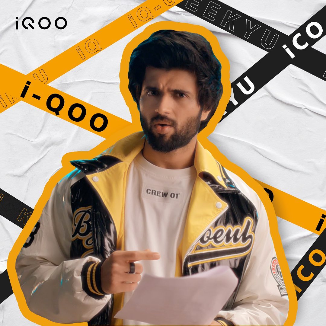 GossipTollywood's tweet photo. #VijayDeverakonda and #JanhviKapoor for #iQOO https://t.co/93XvwfjlsA