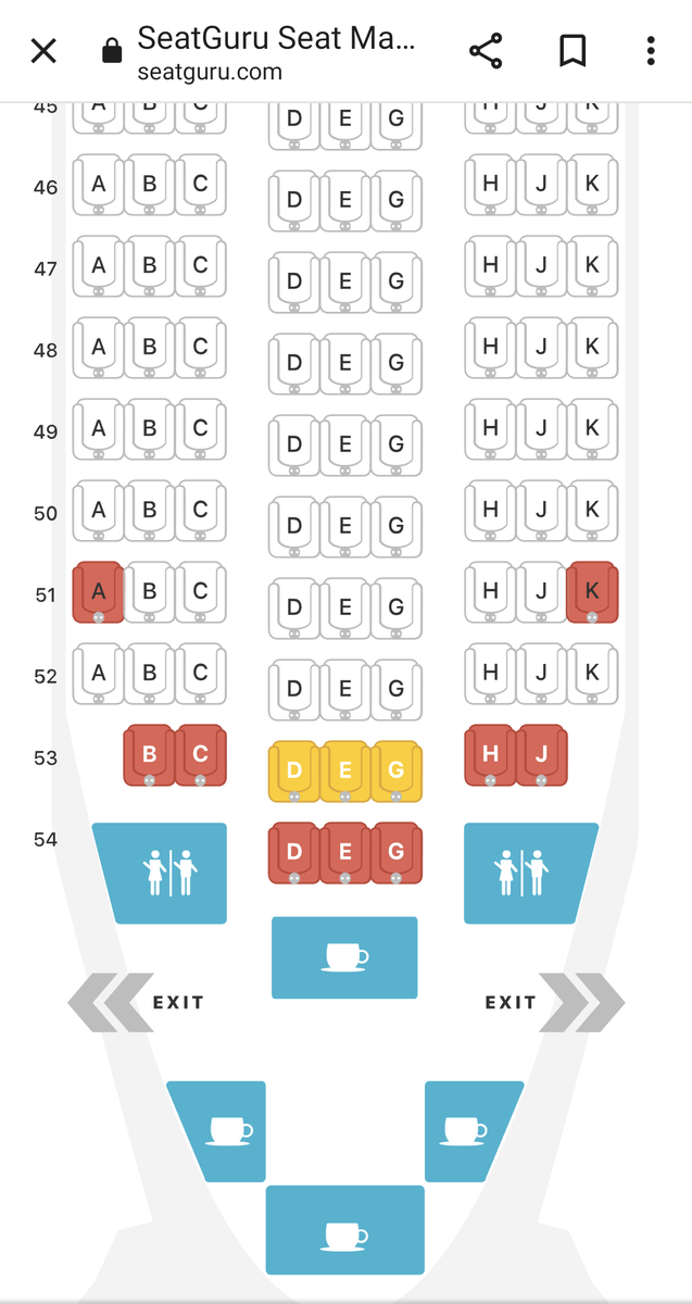 ghohpe's tweet photo. When will #concur ever figure out how to book seats? Across from the toilet with a non-recline thanks to a decrepid booking system. Ended up in middle seats on UA also because no seat reserved. #betterstayhome https://t.co/SlBWdpvy0o