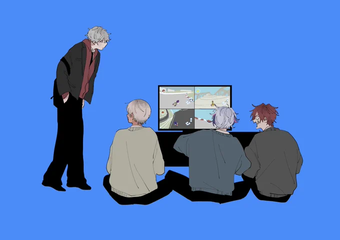 完全に放課後DKの集まりで良かった #イロ絵す  #絵スコート #KuzuArt  #絵ブラヒム 