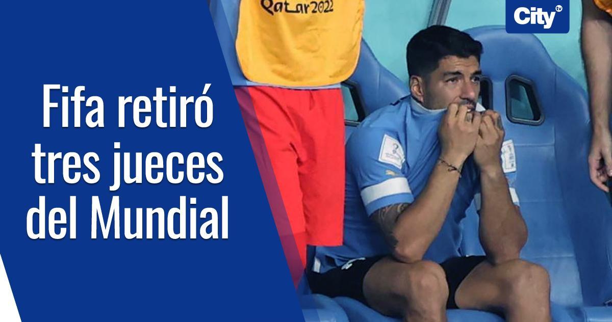Citytv's tweet photo. La Fifa no perdonó: retiraron a jueces que pitaron en partidos de Uruguay.

🔴🌎 El último partido del equipo charrúa estuvo en la controversia por el desempeño del juez central. Estos son los detalles ️► https://t.co/gOCVmMwOPv https://t.co/4aiitYkaj6