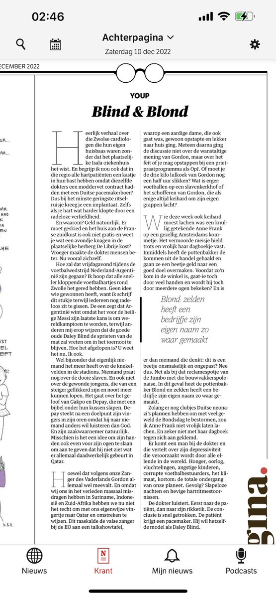 youpvanthek's tweet photo. .@nrc Blind &amp; Blondzarerdag https://t.co/VKoY5WeC59