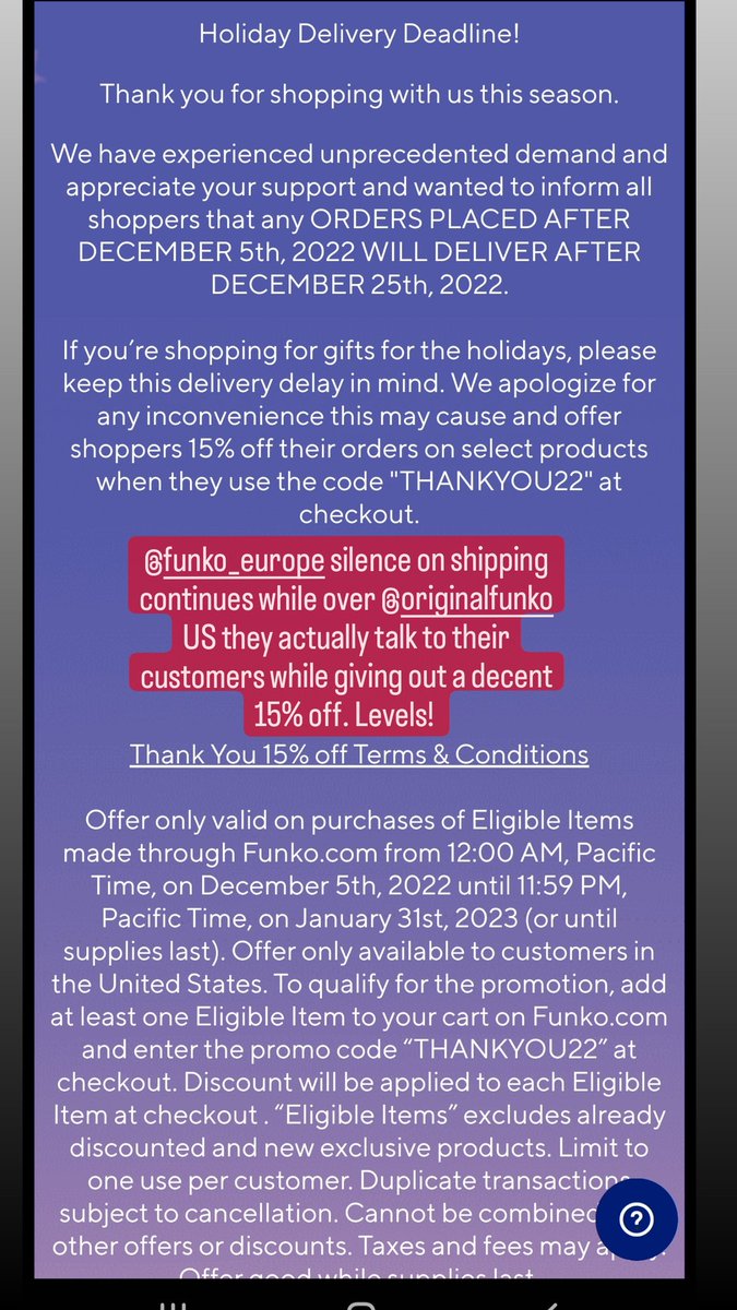 FunkoPool's tweet image. Would be nice with the same support from @FunkoEurope as @OriginalFunko over in the US get. 😤😤