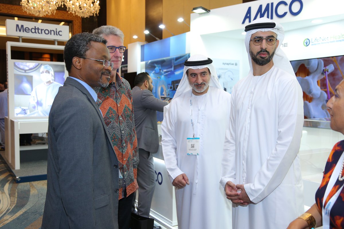 EINC2022's tweet image. We are delighted to have the presence of H.E Omar Sultan AlOlama, Minister of State for Artificial Intelligence, at #EINC2022

Visiting the Exhibition space and Exploring the Latest Technological Advancements in the Neurosurgery Space

#neurosurgeons #neurosurgery #neuroscience