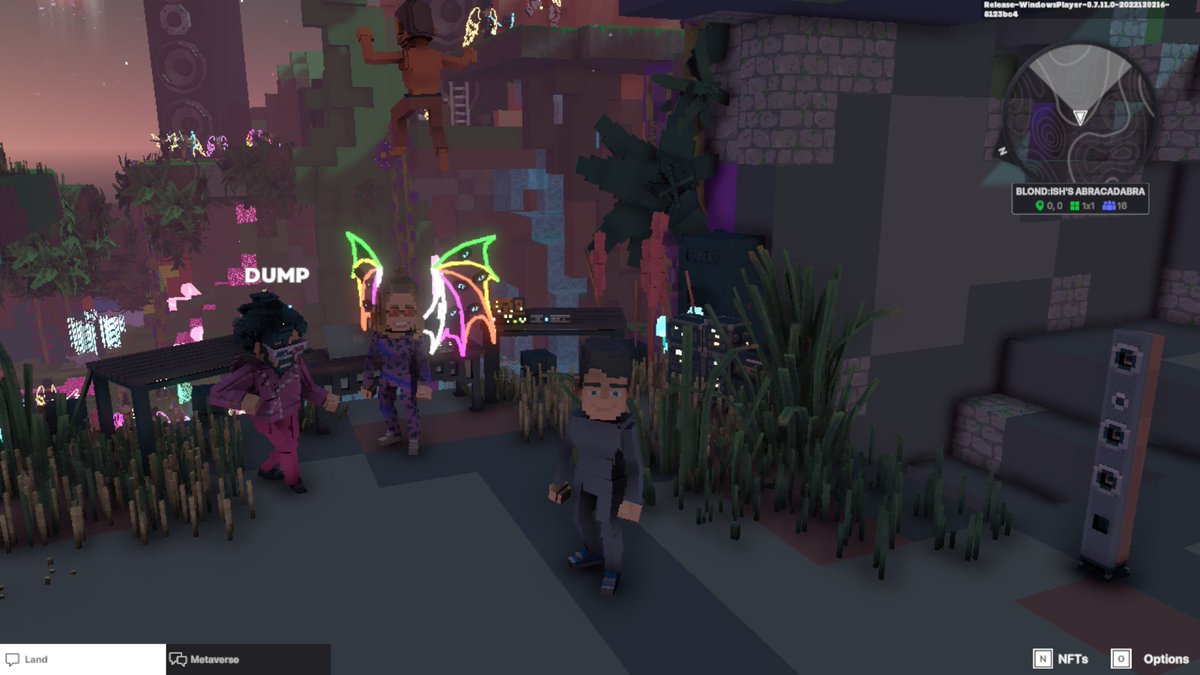 Darrell56843614's tweet photo. @TheSandboxGame @blond_ish 🪄 ABRACADABRA! 🌈 I participated to the @blond_ish dj set! Check out my screenshot: https://t.co/Ue2Xttia2t