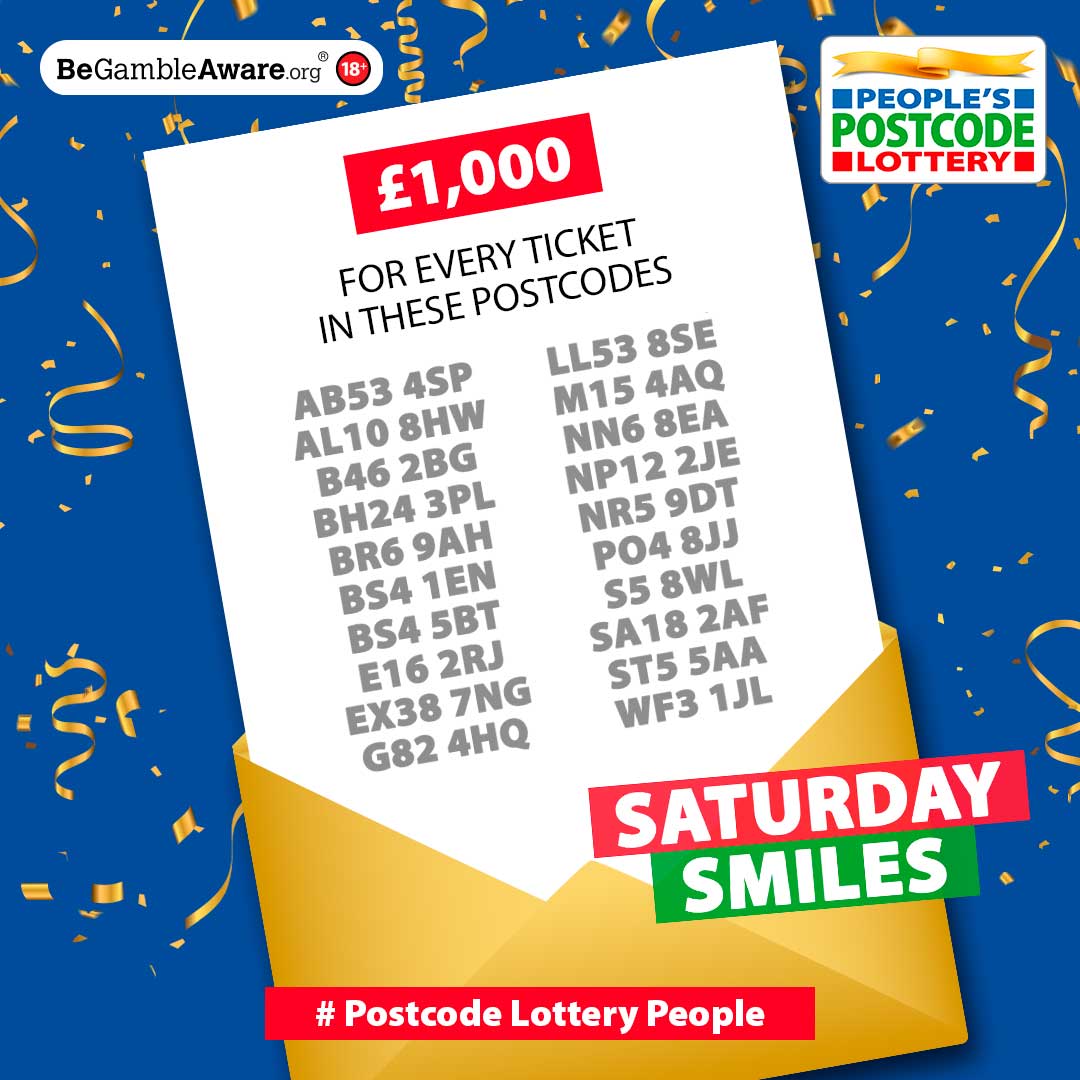 Postcode Lottery tweet media