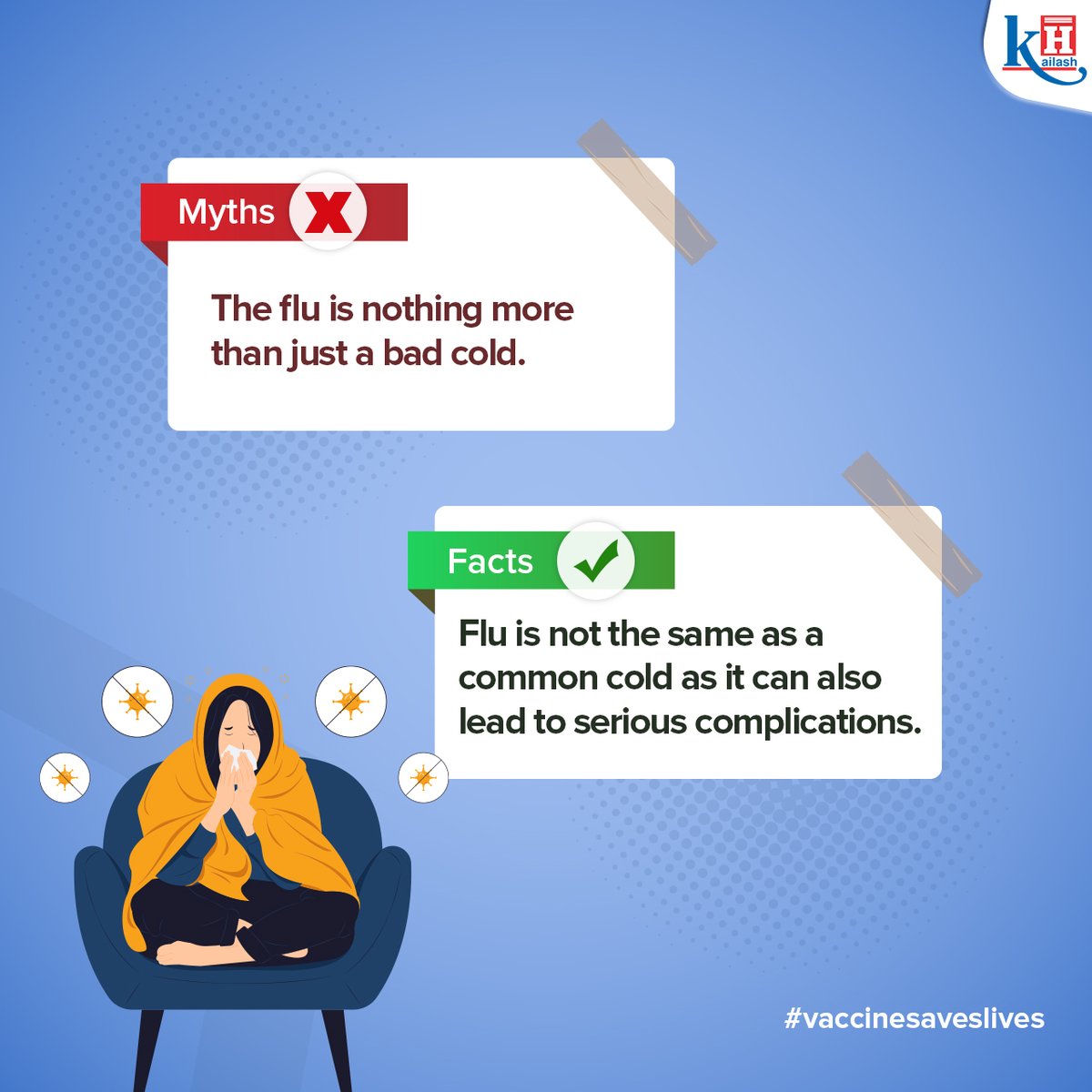 KailashHealth's tweet photo. Influenza Awareness can guide the best ways to prevent & manage the health condition. If left Untreated, Influenza may worsen.
Consult our Doctors: https://t.co/3PxoApNce8
#Influenza #Infleunzavaccine #flu #fluseason #fightflu #fluvaccine #flufacts #KHCares #Facts https://t.co/Uzep01GlAo