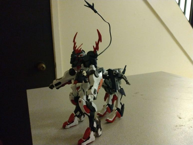 DanPootisBird's tweet photo. Been a hot minute since I popped in with a new build.
Meet the Gundam EX Barbatartarus, an upgrade to the Barbataurus.
Using the sub-arms, it can draw and fire its bow using only one arm, which I just think is kinda stupid cool. https://t.co/UHd194Xn7n
