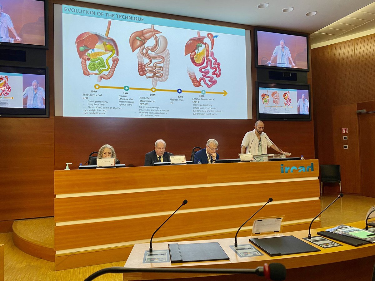 What an honor to have taken part to the IRCAD masterclass on laparoscopic bariatric surgery as speaker last week presenting the latest existing evidence on SADI-S technique
Thank you prof <a href="/JMarescauxIrcad/">Jacques Marescaux</a> , Dr. Vix and Prof. <a href="/SilvanaPerretta/">Silvana perretta</a> for the kind invitation! <a href="/IrcadFrance/">IrcadFrance</a>