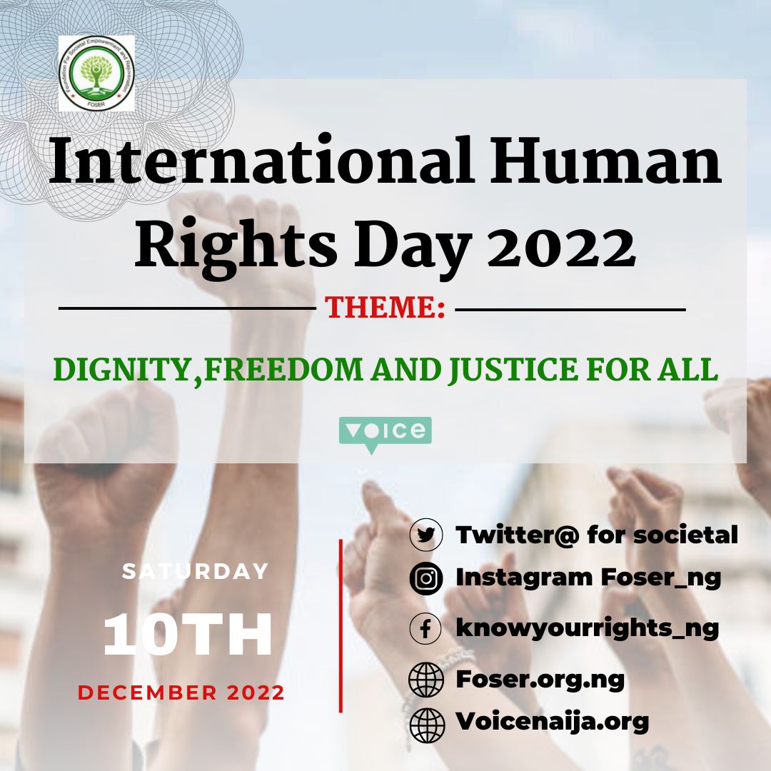 ForSocietal's tweet photo. HAPPY INTERNATIONAL HUMAN RIGHTS DAY!!Today we celebrate our rights as Humans, regardless of race, colour, religion, sex, language, political or other opinion, national or social origin, or other status.

@CitizenCommons @WeAreCognito @voicetweetz
#InternationalHumanRights https://t.co/3HiCyGxqO9
