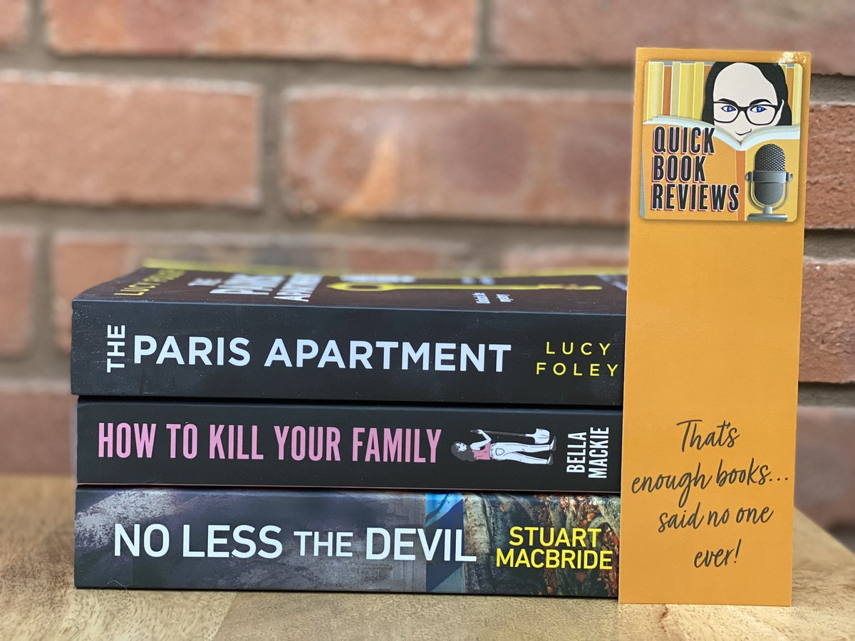 #Giveaway for #BookTwitter.  To have a chance of receiving all 3 books plus a “Quick Book Reviews Podcast” bookmark please:  1. Follow me, 2. Like this tweet 
and 3. RT this tweet! Good luck!
Ends 18/12 midnight. UK only. Min age 18.