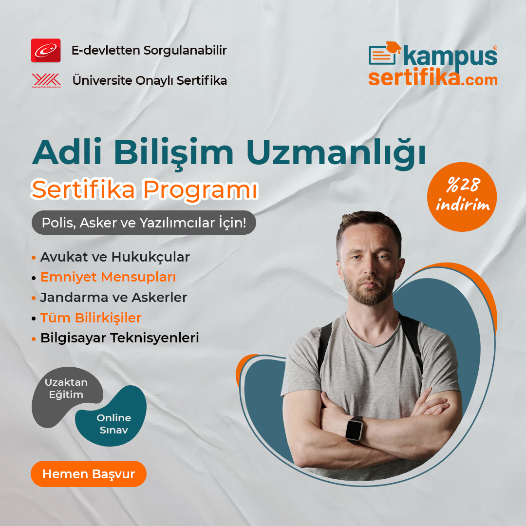 Daha fazla bilgi için bizi arayın! 😊
0 (850) 308 84 03

#adlibilişim #adlibilişimuzmanı #adli #bilişim #onlinesınav #kampussertifika #sorgulanabilirsertifika #üniversiteonaylısertifika