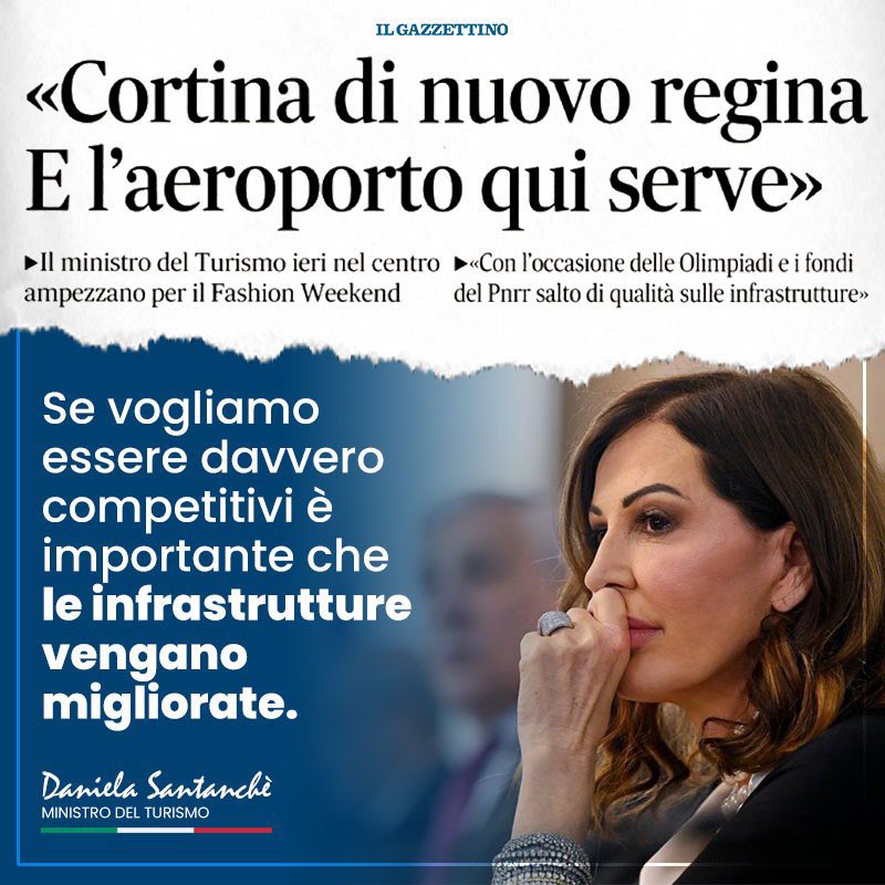 Yon_Yonson71's tweet photo. Con i fondi recuperati dall'abolizione del RDC e del bonus cultura verrà costruito l'aeroporto di #Cortina.
Finalmente un governo vicino alle esigenze del popolo. https://t.co/ZAiTKyMhze