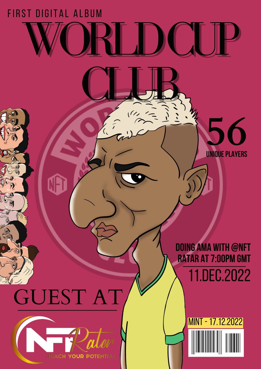 Episode 4 of the NFT rater live this Sunday, 7:00pm GMT! It’s an AMA with @WorldCupClubNFT 🔥🔥🔥🔥

x.com/i/spaces/1OwGW…