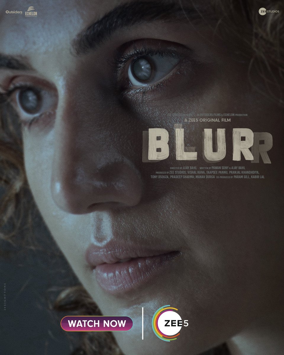 TAAPSEE: ‘BLURR’ NOW STREAMING ON ZEE5… A gripping story garnished with wonderful performances… #Blurr - starring #TaapseePannu and #GulshanDevaiah - is now steaming on #Zee5. #BlurrOnZEE5