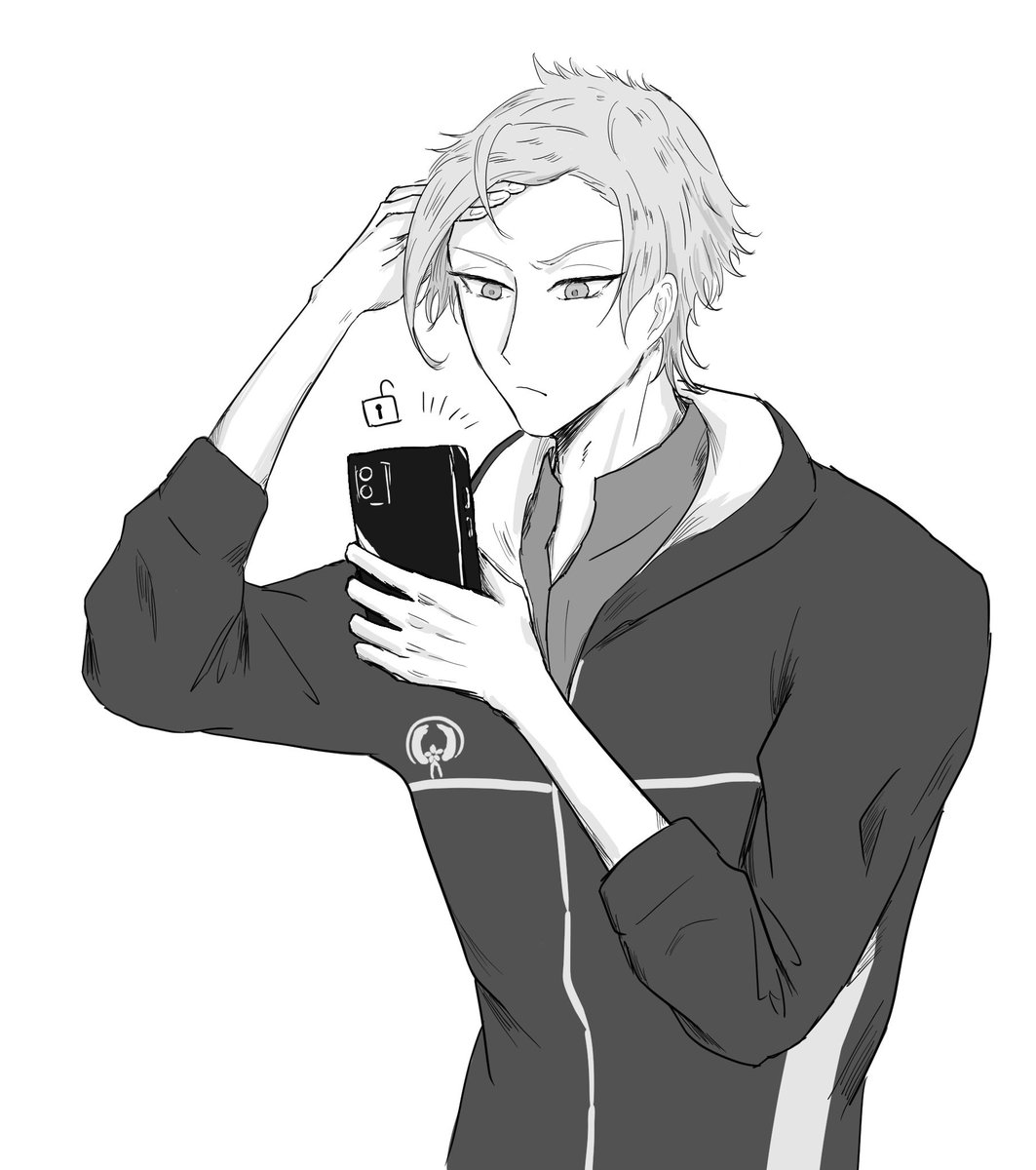 osano_28's tweet photo. これはスマホのロックを顔認証で解��する膝丸 https://t.co/gFdY3sArCu