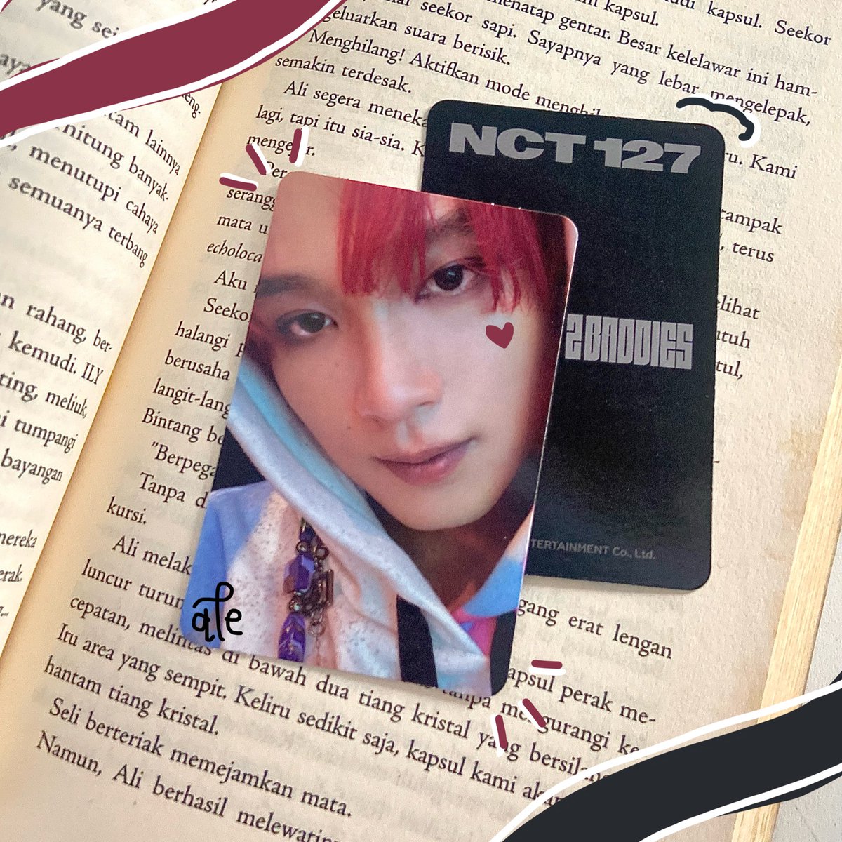 — lili'de mails !🧚🏻‍♀️

finally the (not so) long waited photocard is here! haechan cakep banget kenapa yah🤩💐