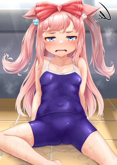 トレーニングで疲れてるのはわかるけど……ちょっとはしたないぞデジたん#アグネスデジタル 