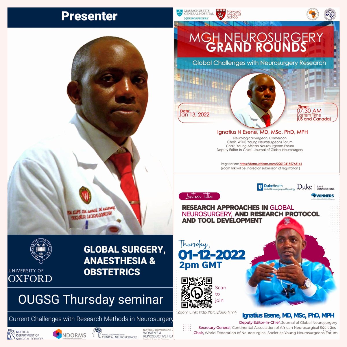 2022 has been a Great Year. We made considerable progress in combating #Research inequities in Neurosurgery. Thanks to <a href="/MGHNeurosurg/">MGH Neurosurgery</a> , <a href="/Dukeneurosurg/">Duke Neurosurgery</a> &amp; <a href="/UniofOxford/">University of Oxford</a> your invitations. 
<a href="/WINNERS_WF/">WINNERS Foundation</a>