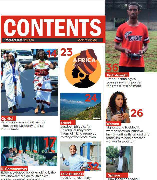 addisstandard's tweet photo. A moving tribute to Prof. Meareg Amare, a Tigrayan Professor at the Bahir Dar University who was assassinated after coordinated hate speech campaign on SM.

Plus a mix of other enthralling articles in the "The Horn", "Talk Business", "Travel", "Women", &amp; "Tech Insight" columns. https://t.co/qkYDhWslDz