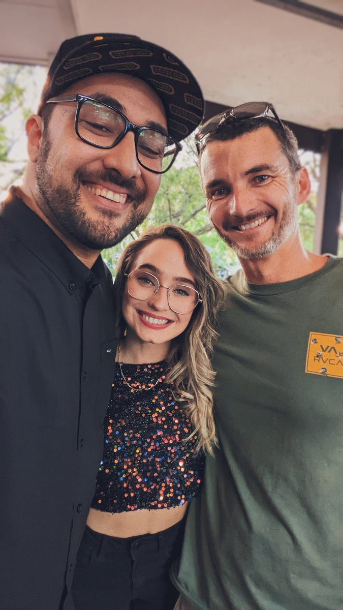 _TheLyrical's tweet photo. What an unexpected pleasure to meet the man that literally cut the wood of every guitar we play at our shows!
🪵
@kirbyfinetimber has cut every neck of every guitar both I and @briannah_grace (and anyone else who who plays @coleclarkgtrs with Aussie timber) play live! https://t.co/LrDpzXc54F