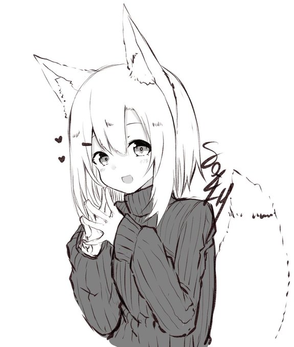 rkgk #オリジナル #狐娘 #落書き https://t.co/xeBDbkqSja 