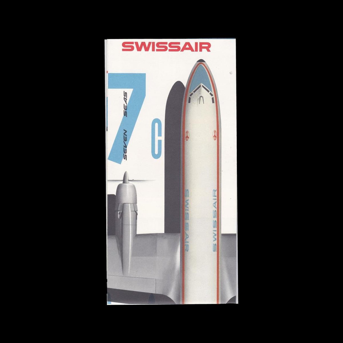 DesignReviewed's tweet photo. Swissair DC-7C Seven Seas, 1956. Designed by Kurt Wirth, assisted by Paul Beer. #swissdesign #kurtwith #swissair #1950sdesign
https://t.co/08UzNFA2c8 https://t.co/ttlhy9EB0O