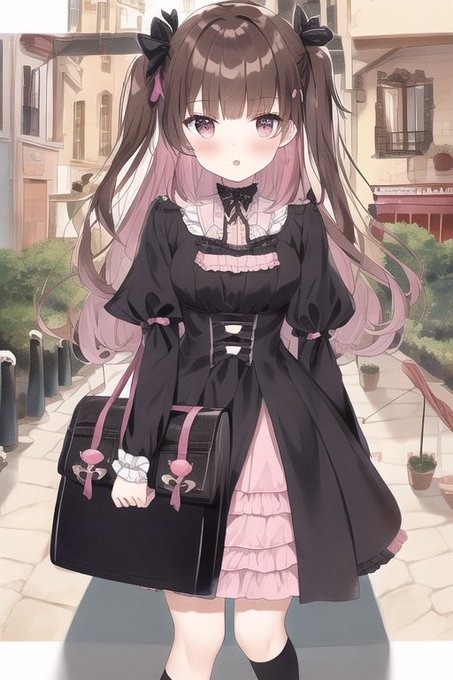 地雷ちゃんその②
#NovelAI 
#AIイラスト
#AIイラスト好きさんと繋がりたい 