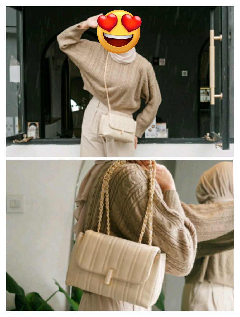 swankyeol's tweet photo. 💫 Sling Bag or Shoulder Bag  

Aku beli warna Ivory. Bahannya tebel, ada resleting, talinya rantai jadi keliatan mewah. Cocok buat hangout atau kondangan. Muat barang lumayan banyak. Ada 4 pilihan warna yg cantik ✨. Harganya under 100k aja 😍

🛒 https://t.co/KZlLSZ7kE6 https://t.co/4ggXG16uff