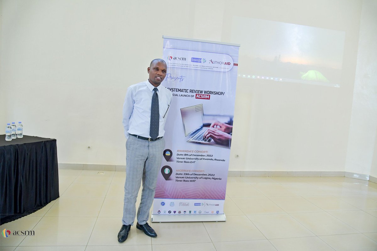 thesrnofficial's tweet photo. We appreciate the workshop facilitator - Dr Thierry. It was a very impactful and educative workshop.
#research
#systematicreview
#acsrm
@authoraid @INASPinfo https://t.co/xu8mjBT8QX