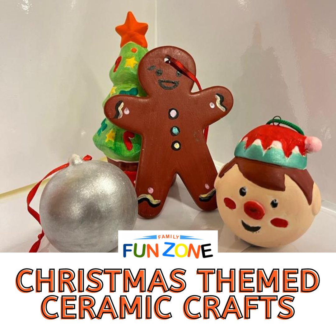 familyfunzone1's tweet photo. Get crafty at The Family FunZone with our new range of Christmas ceramics!🎨💯

Christmas Money Boxes &amp; Pots - £8
Christmas Hanging Iems - £5

#familyfunzone #familyfunzonestarcity #starcity #thingstodo #thingstodobirmingham #thingstodowiththekids #birmingham #nechells https://t.co/Pny39CIC6m