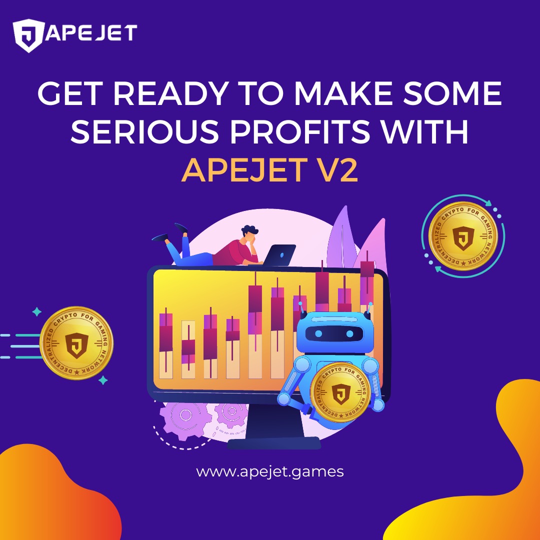 Get your Apejet v2 stack ready!  Apejet v2 is now live on PancakeSwap, so start stacking now! 
.
.
#token #blockchain #cryptocurrency #apejet #apejetv2   #investment #tokens