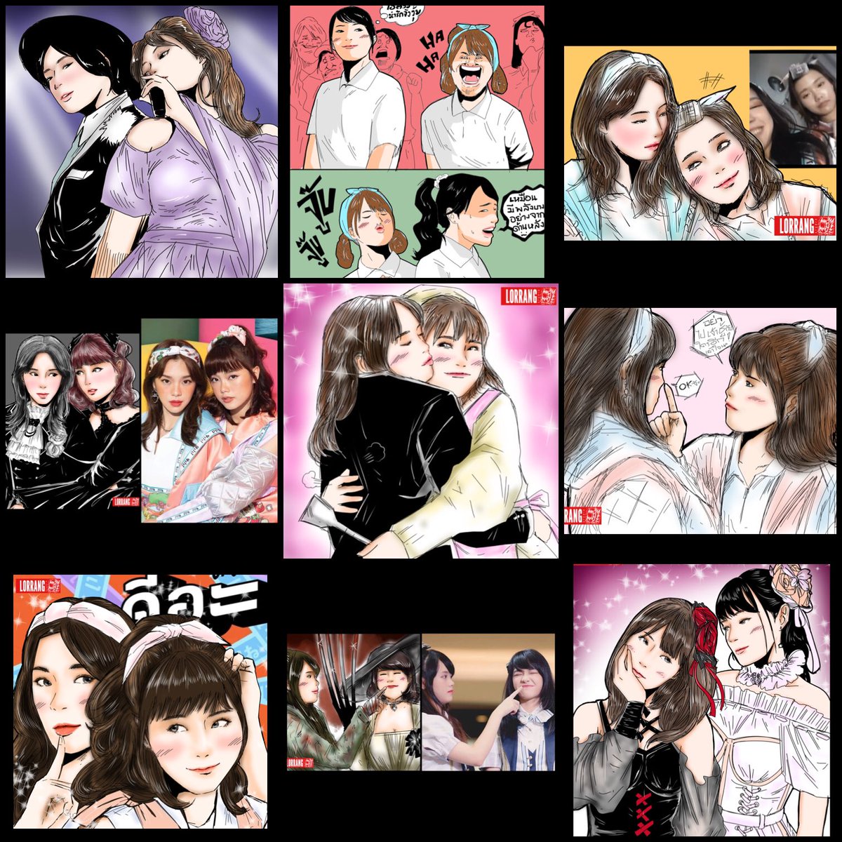 lorrang2019's tweet photo. รวมโมเมนท์นี้ที่เคยวาดมาครับ  ขอให้ทุกคนมีความสุขกับโมเมนท์นี้นะครับ ❤️❤️❤️❤️❤️ #เฌอสิค #MusicBNK48 #มิมิกุโมะโบกมือบ๊ายบาย  #cherprangbnk48 https://t.co/e2UVbCio1G